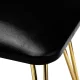 MOMO 6-M Manicure Hand Rest, Black/Gold