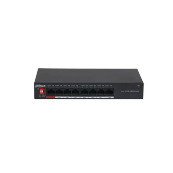 8 prievadų Gigabit PoE šakotuvas PFS3008-8GT-96 (96W)