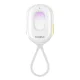 Baseus Heyo Series II Hidden Camera Detector with Alarm and Mini Flashlight + Baseus Simple USB-A - USB-C Cable - White