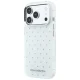Karl Lagerfeld dėklas iPhone 17 Pro / 18 Pro IML Rhinestones, baltas