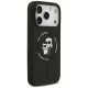 Karl Lagerfeld Silicone Karl&Choupette Ring MagSafe case for iPhone 18 Pro Max / 17 Pro Max, black
