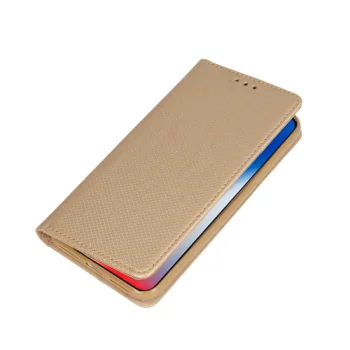 Apple iPhone 13 Pro Max knygutės tipo dėklas Magnet TPU, auksinis