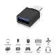 OTG adapteris Maclean MCE470, USB-A į USB-C, juodas