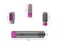 Hot air brush 3 in 1 with 3 styling heads, 1000W, grey pink