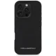 Karl Lagerfeld Grained PU Cardslot Case for iPhone 16 Pro - Black