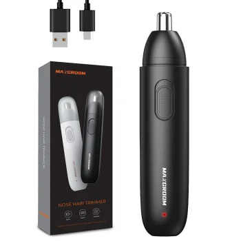 Nosies ir ausų plaukelių kirpiklis Maxgroom GT2220A USB-C, juodas