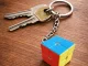 Mokomasis 2x2 Rubiko kubelio raktų pakabukas, daugiaspalvis