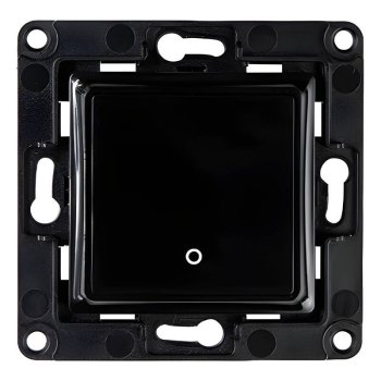 Shelly Wall Switch 1 Button, Black