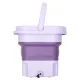 Sulankstoma nešiojama mini skalbimo mašina, 8 l, violetinė