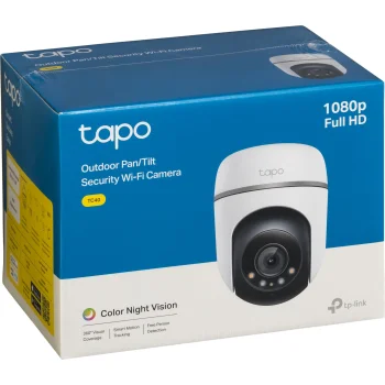 Tapo TC40 Outdoor Surveillance Camera, White/Black
