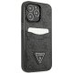 Guess 4G Triangle Logo Cardslot Case for iPhone 13 / 13 Pro, Black