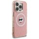 Karl Lagerfeld IML Choupette Head Logo MagSafe dėklas iPhone 16 Pro Max, rožinis