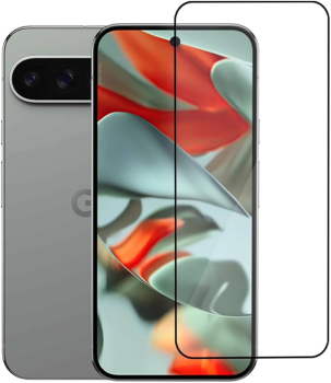5D Google Pixel 9 Pro XL, Tempered Full Cover Glass Screen Protector