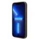Guess dėklas iPhone 15 Plus telefonui 4G Metal Gold Logo, rudas