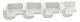 Foam Corner Protectors for Baby Safety, 4 Pack, White