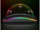 Slim Wireless Optical Mouse 2.4 GHz & Bluetooth for Laptop PC, black