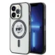 Karl Lagerfeld dėklas iPhone 15 Pro telefonui IML Choupette\'s Head MagSafe, skaidrus