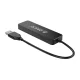 Orico FL01 USB-A šakotuvas su 4x USB 2.0 jungtimis, juodas