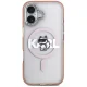 Karl Lagerfeld IML Choupette Sketch Logo MagSafe dėklas iPhone 17, rožinis
