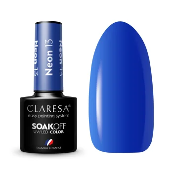Claresa NEON 13 UV/LED Gel Polish, Blue, 5g