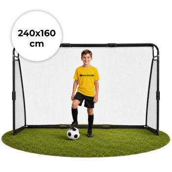 Movepro futbolo vartai su tinklu, 240x160x80 cm