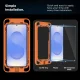Tech-Protect Quick Set+ apsauginis stiklas Samsung Galaxy S25+, skaidrus