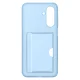 Samsung Galaxy A26 5G dėklas su kortelės lizdu EF-OA266TLEGWW, mėlynas
