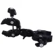 Double-sided clamp holder the camera - black