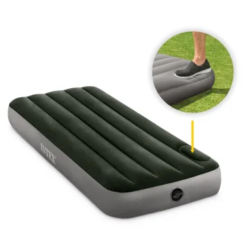 Pripučiamas čiužinys Intex 64760 191x76x25 cm su įmontuota kojine pompa