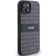 DKNY Mono Stripe & Metal Logo dėklas, skirtas iPhone 15 / 14 / 13, juodas