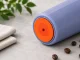 Apsaugotas nuo išsiliejimo termopuodelis su siurbtuku, 380 ml, mėlynas