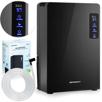 Oro sausintuvas ir drėgmės surinkėjas Berdsen BR-22A, 90W, juodas