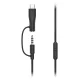 Belkin SoundForm Mini laidinės ausinės vaikams, juodos