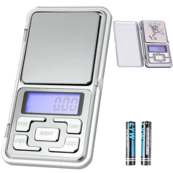 Elektroninės kišeninės juvelyrinės svarstyklės 500 g / 0,01 g, LCD
