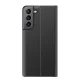 Atverčiamasis dėklas Samsung Galaxy S23 New Sleep Case su stovu, mėlynas