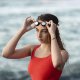 Swimming Diving Goggles Glasses + Nose clip and earplugs