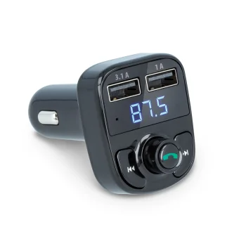 Forever TR-330 Bluetooth FM Transmitter and Car Charger, Black