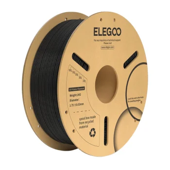 ELEGOO PLA+ 3D spausdintuvo plastikas 1.75 mm, juodas
