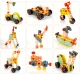 Medinis žaislinis darbastalis su įrankiais Ecotoys, 76 dalys