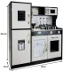 Kruzzel 22116 Kids Wooden Toy Kitchen