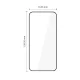 Tech-Protect Glass Fit+ apsauginis stiklas Samsung Galaxy A27 5G, 2 vnt., juodas