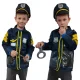 Police officer costume set with accessories for children 3–8 years