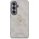 Guess IML Big Metal 4G Case for Samsung Galaxy S26 - Brown