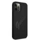 Guess dėklas iPhone 12 Pro Max telefonui Script Vintage, juodas