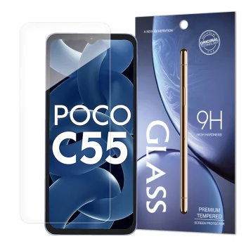 Apsauginis stiklas Xiaomi Redmi 11A / Poco C55 / Redmi 12C 9H