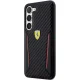 Ferrari Carbon Contrast Edges dėklas Samsung Galaxy S23+ Black