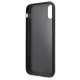 Karl Lagerfeld Saffiano Karl&Choupette Head dėklas iPhone X/XS, juodas