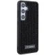 Karl Lagerfeld dėklas Samsung Galaxy S24 telefonui Rhinestone Metal Logo, juodas