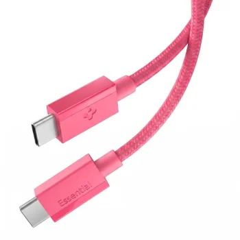Spigen Essential EB6015CC USB-C to USB-C Cable 60W 100 cm - Pink