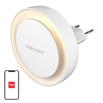 Įkišama naktinė lemputė su šviesos jutikliu Yeelight YLYD11YL, balta